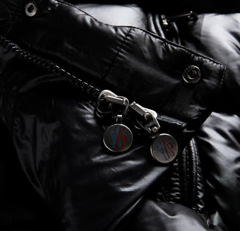 Moncler Black Quilted Puffer Vest — detail