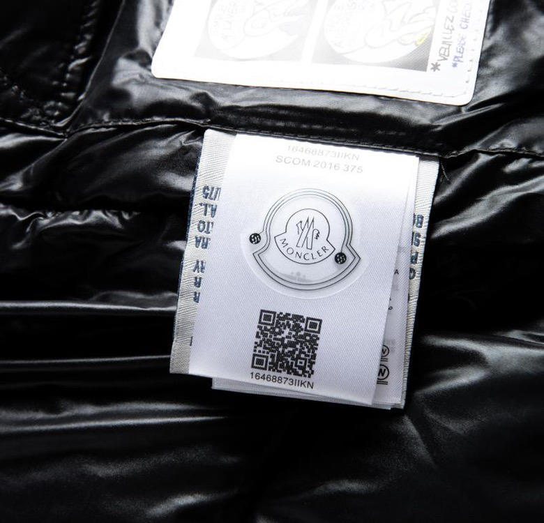 Moncler Black Quilted Puffer Vest — neck_label