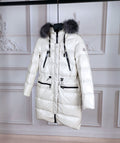 Moncler Hooded Long Puffer Coat — hero