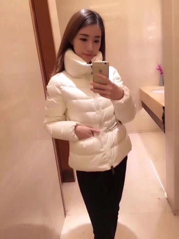 Moncler Women's Hooded Puffer Coat — context