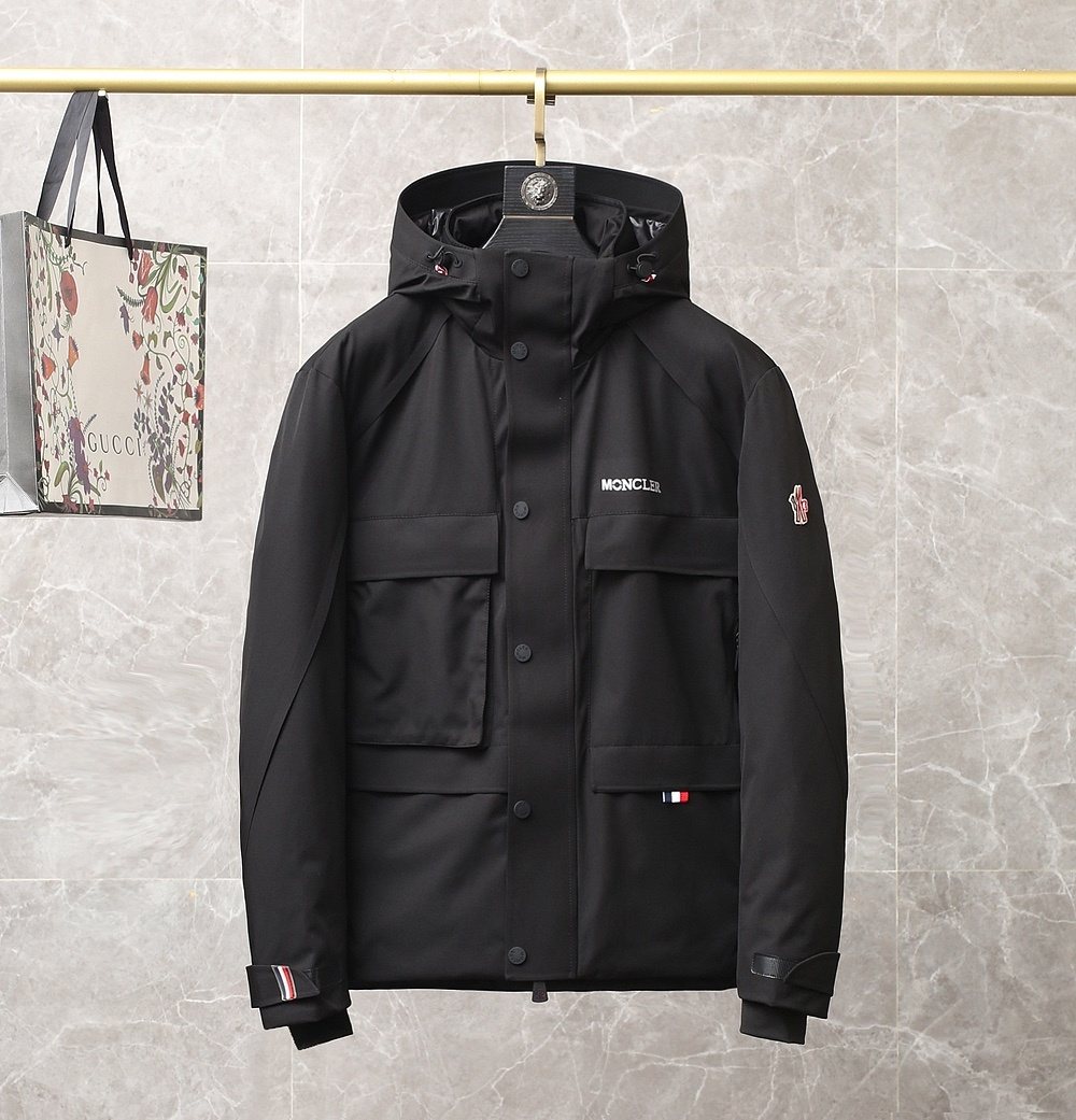 Moncler Hooded Utility Puffer Coat — hero