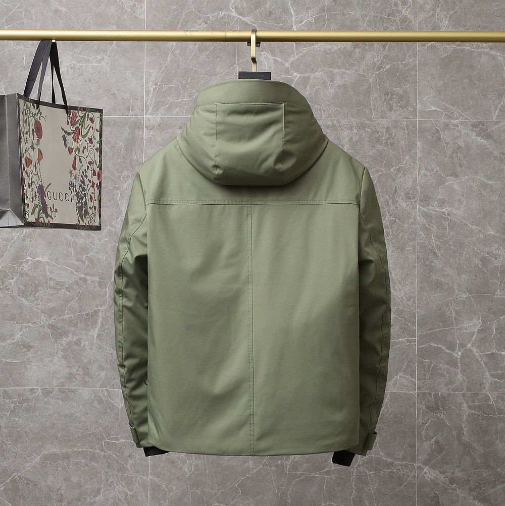 Moncler Hooded Utility Puffer Coat — back