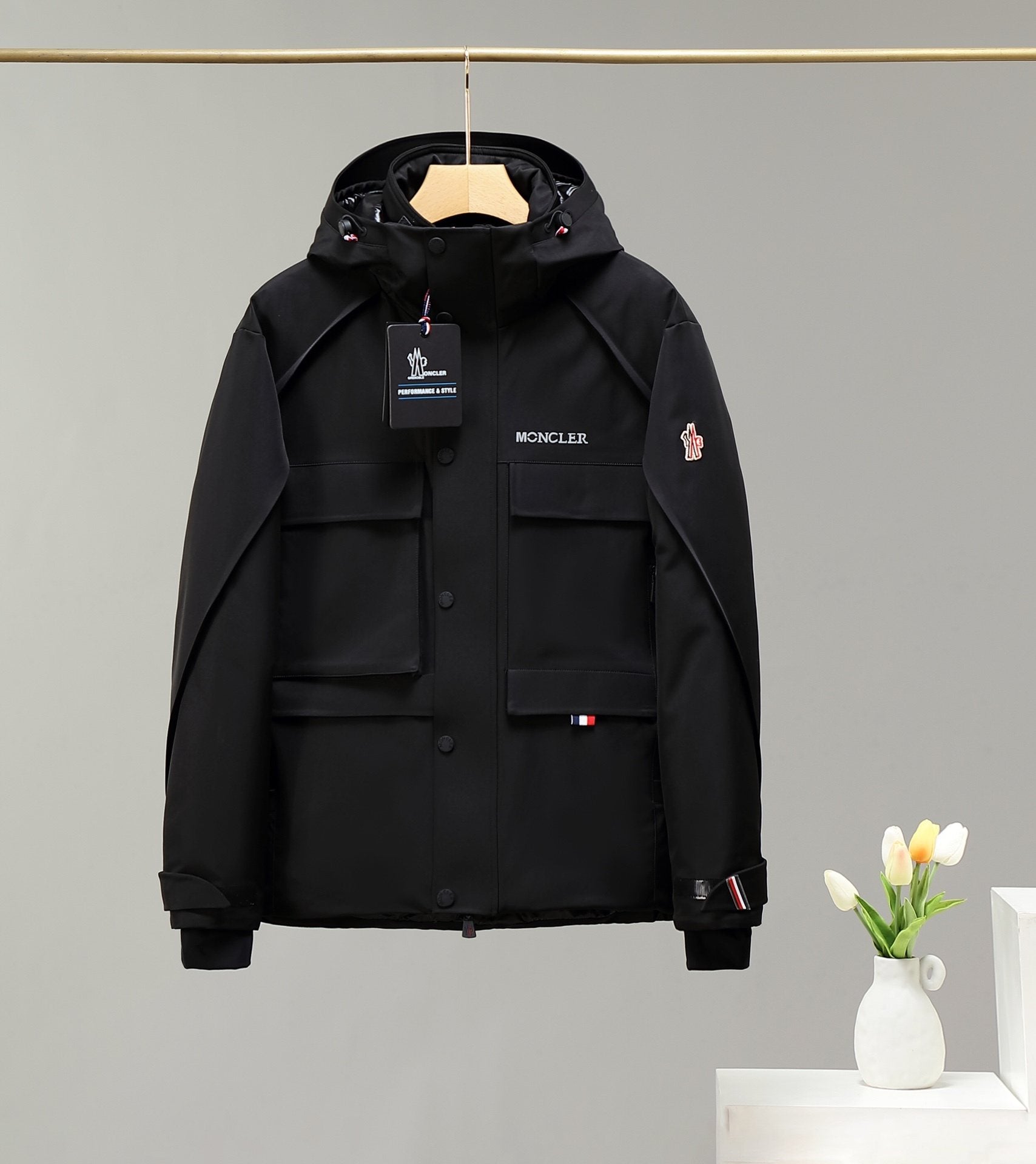 Moncler Hooded Puffer Coat — hero