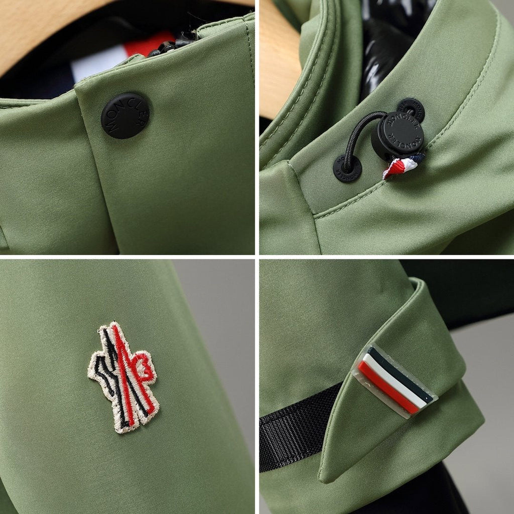Moncler Hooded Puffer Coat — fabric_closeup