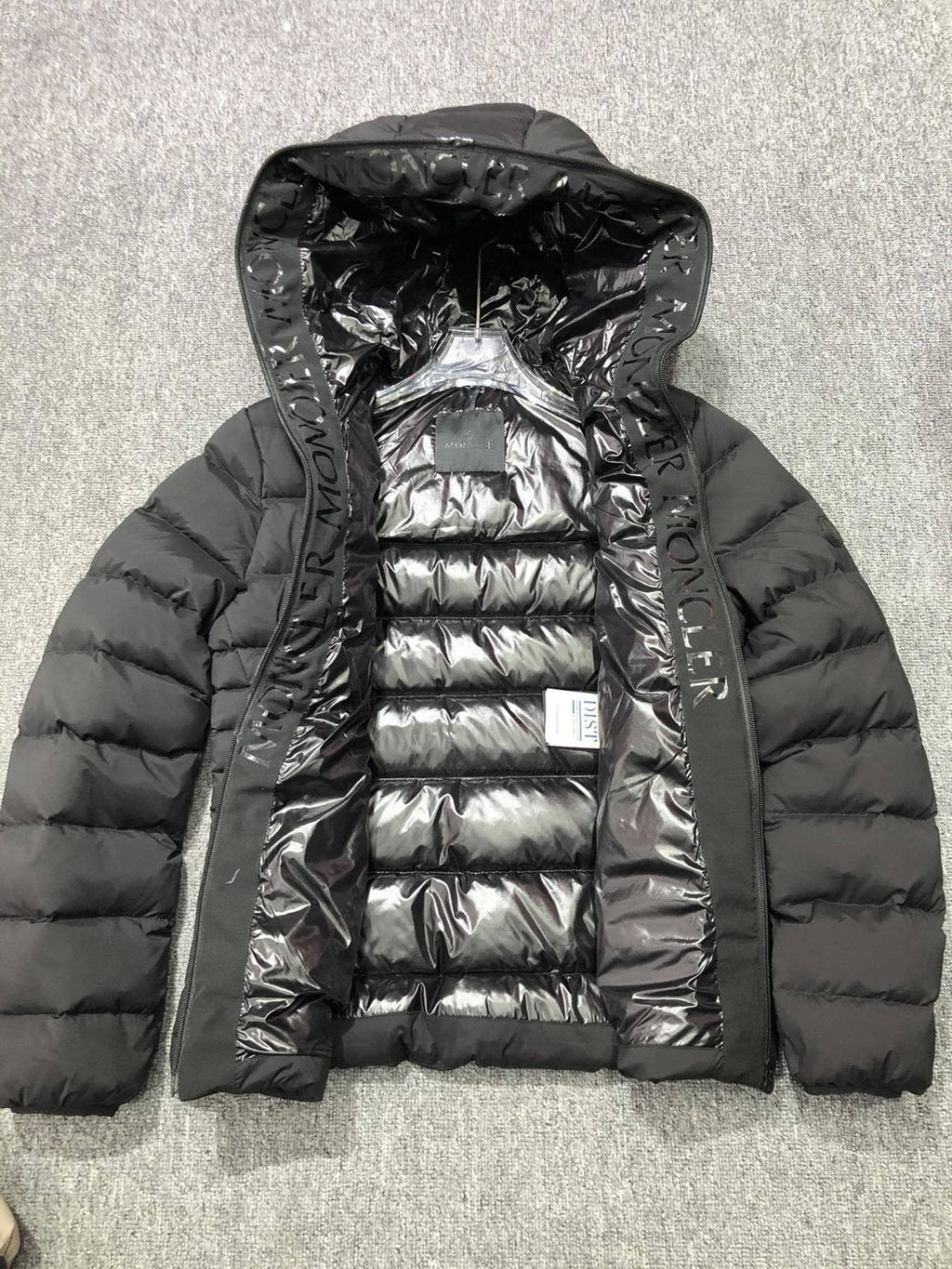 Moncler Women's Hooded Quilted Puffer Coat — detail