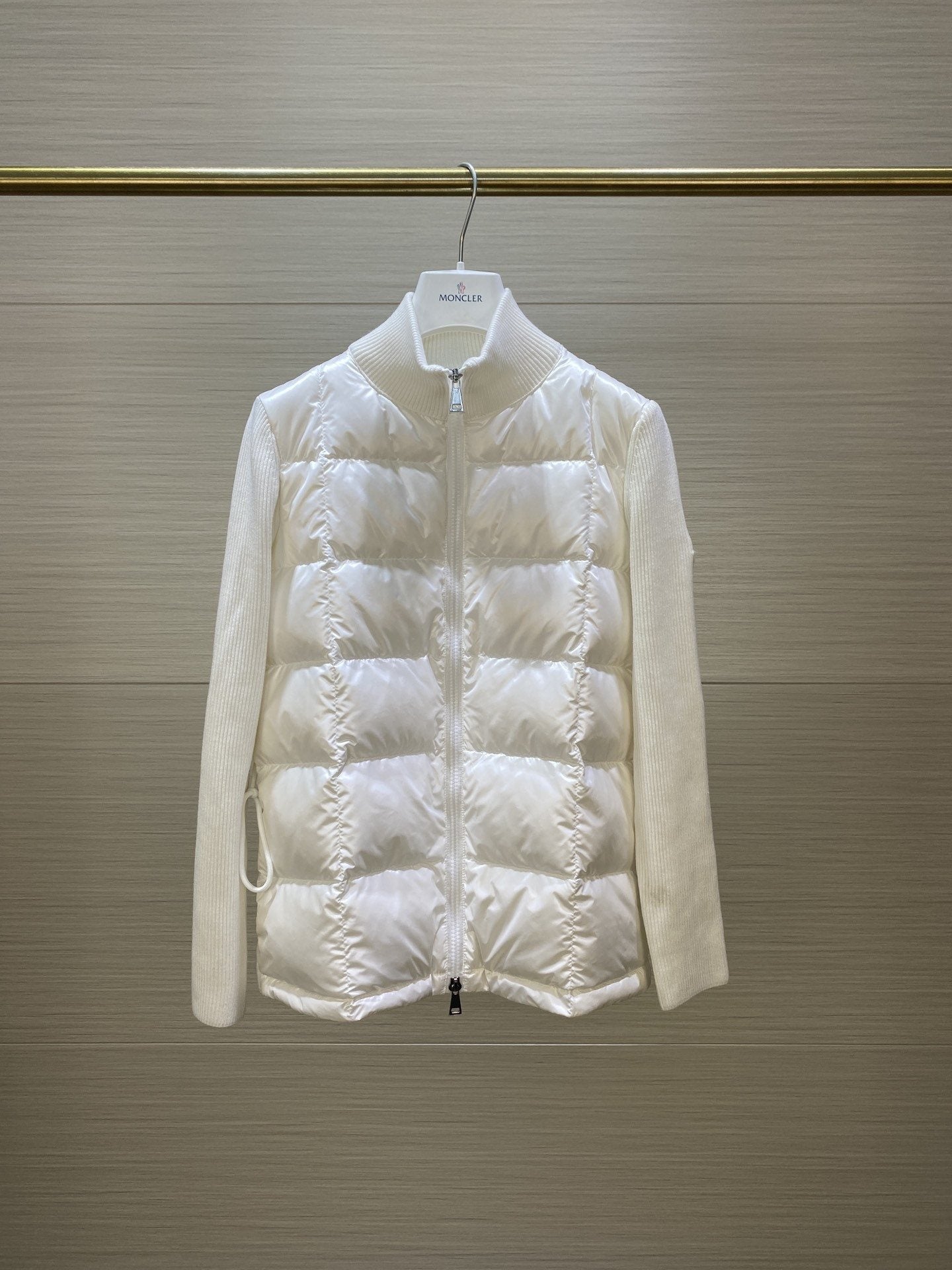 Moncler Women's Hybrid Knit Puffer Jacket — hero