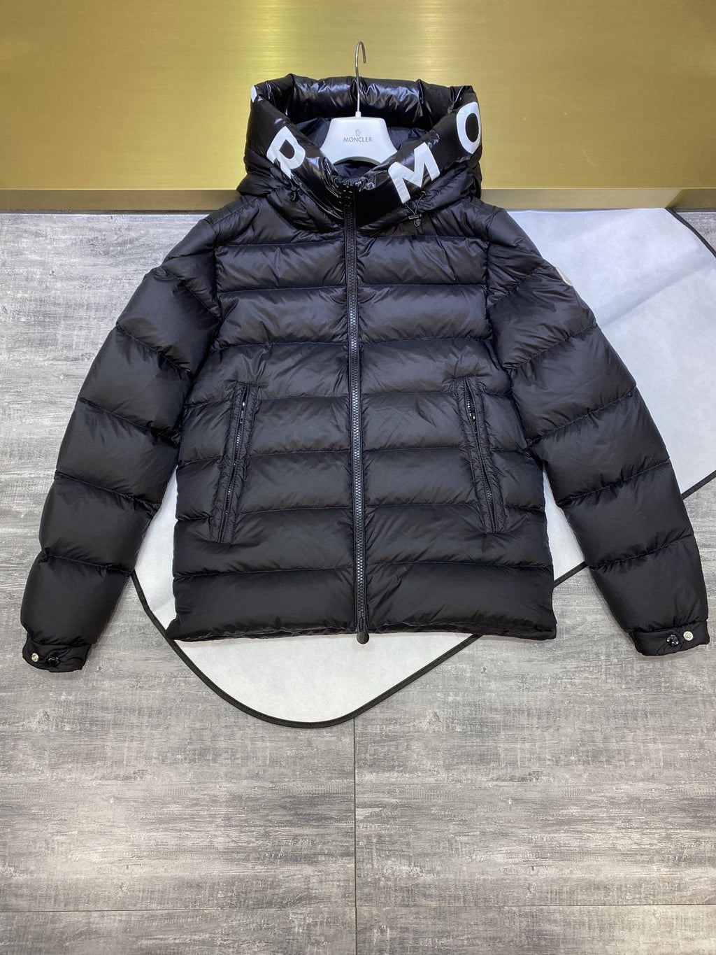 Moncler Hooded Quilted Puffer Coat — front