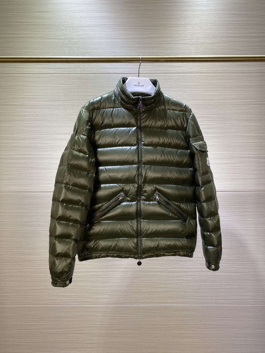 Moncler Lightweight Quilted Puffer Coat — front