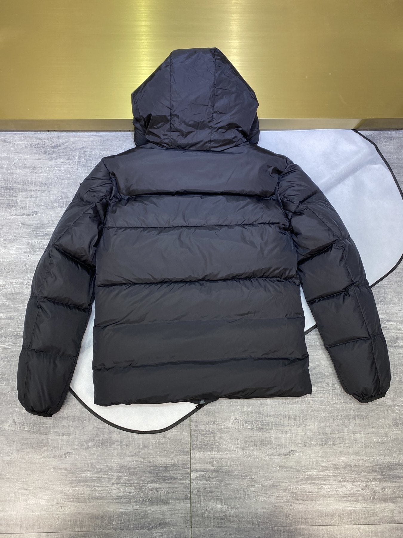 Moncler Hooded Quilted Puffer Coat — back
