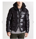 Moncler Glossy Hooded Short Down Coat — hero
