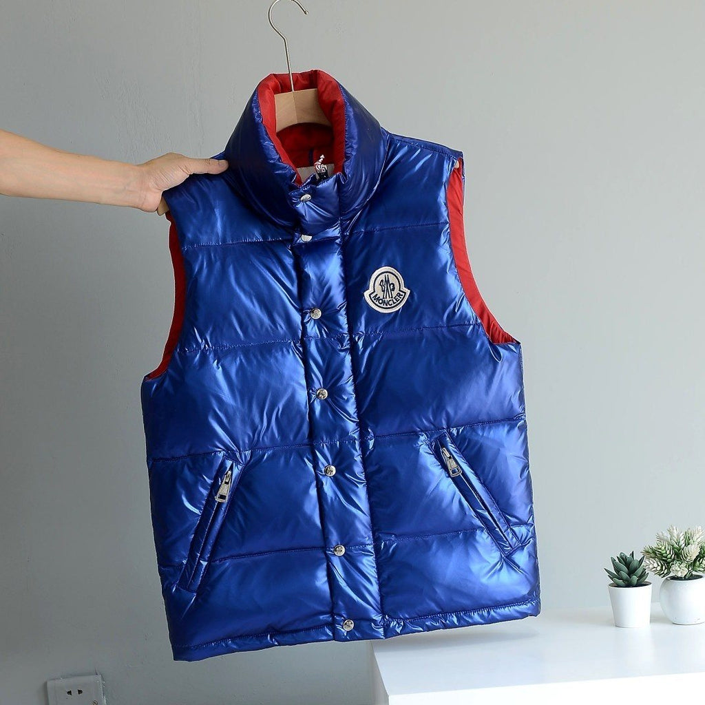 Moncler Glossy Quilted Down Vest — context
