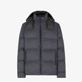 Fendi Grey Quilted Hooded Puffer Jacket — hero