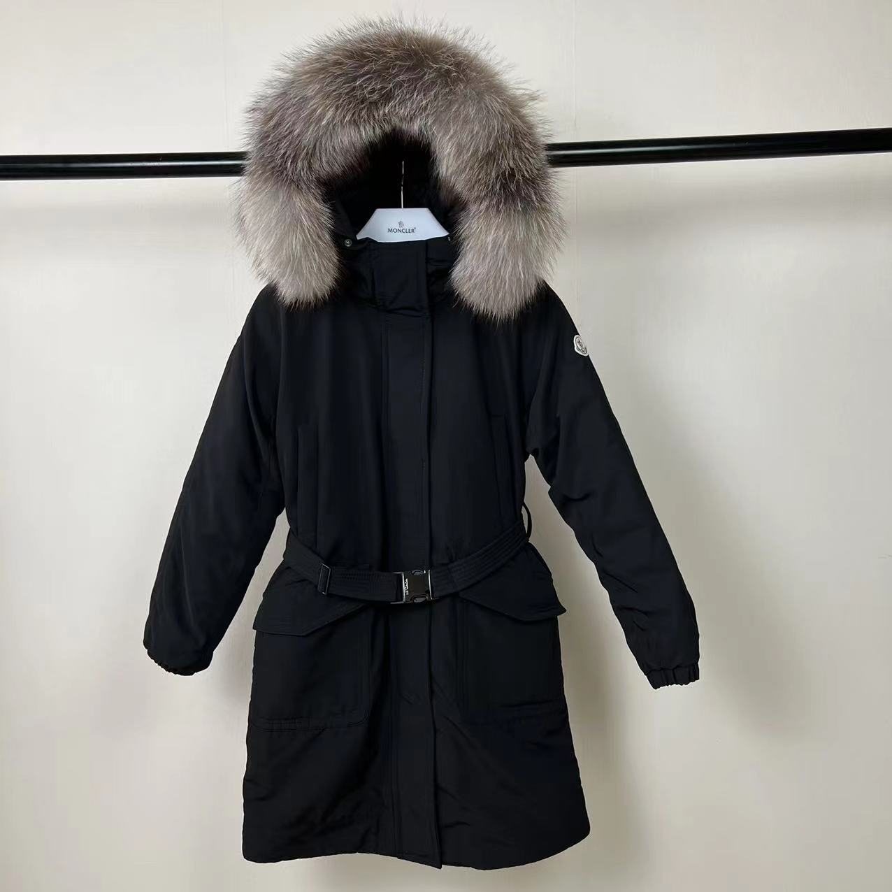 Moncler Women's Long Down Coat — front