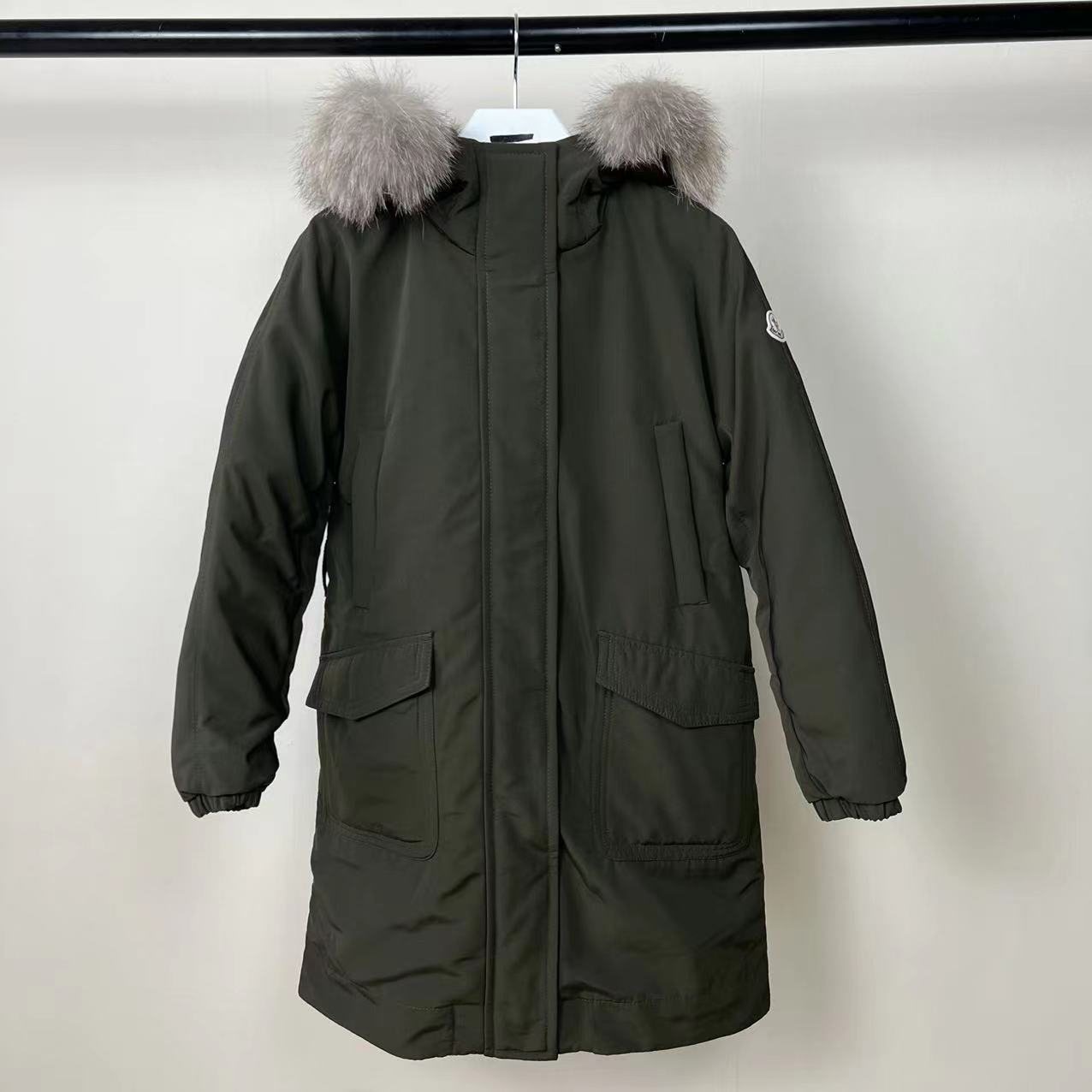 Moncler Women's Long Down Coat — hero