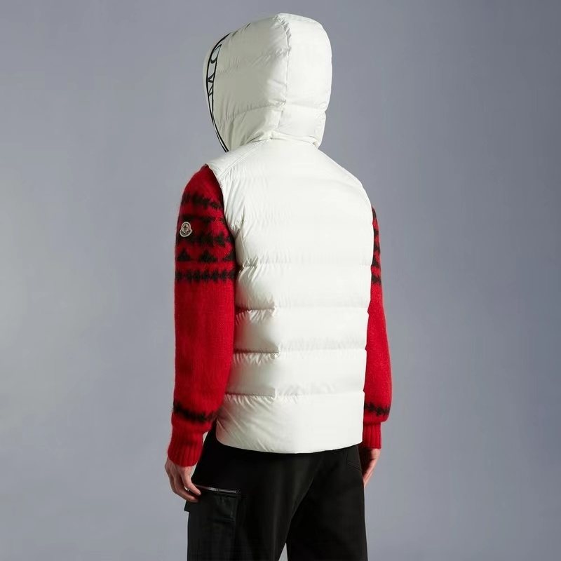 Moncler Hooded Quilted Down Vest — context