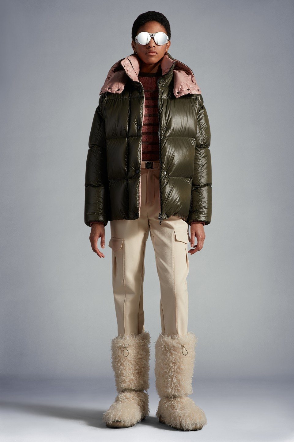 Moncler Short Down Coat — model