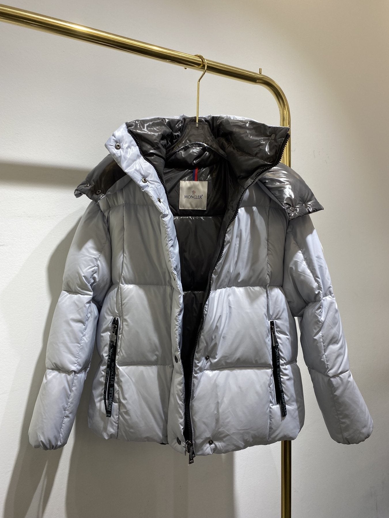 Moncler Short Down Coat — detail