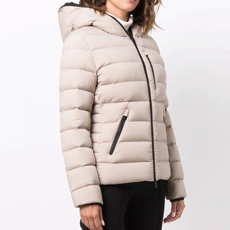 Moncler Women's Reversible Hooded Letter Graphic Puffer Coat — context