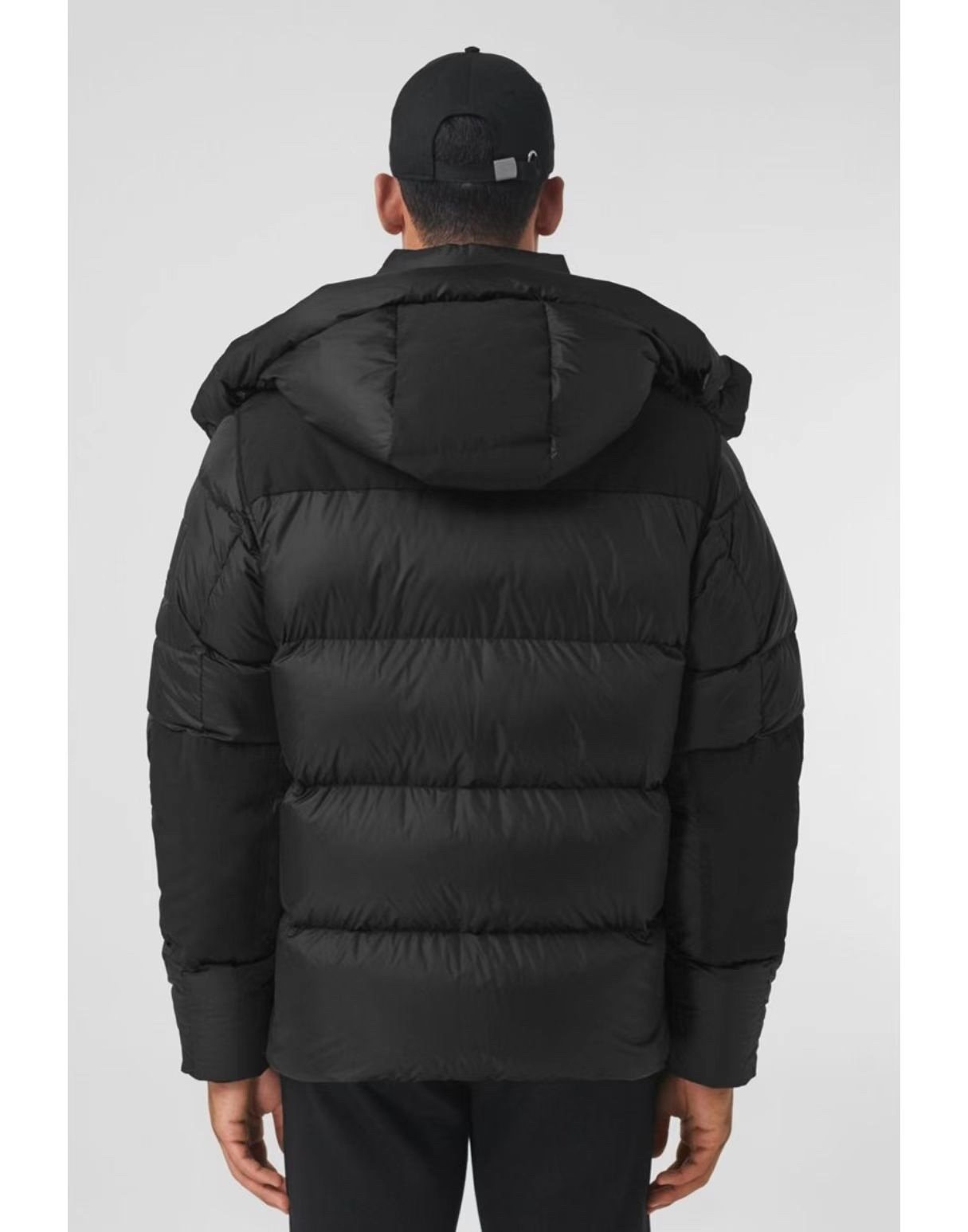 Burberry Removable-Sleeve Quilted Puffer Jacket — back