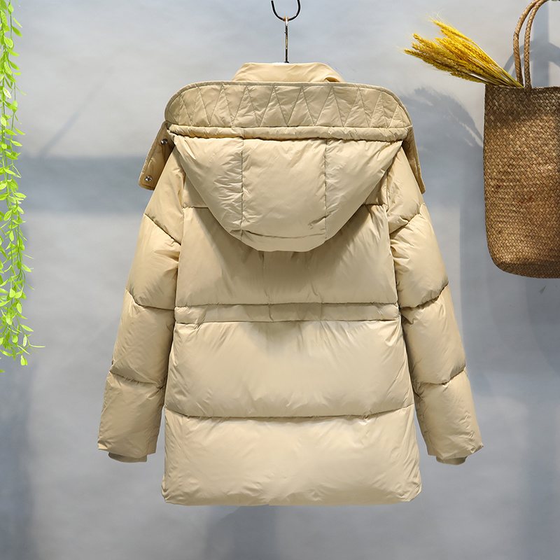 Burberry Detachable-Hood Short Down Jacket — back