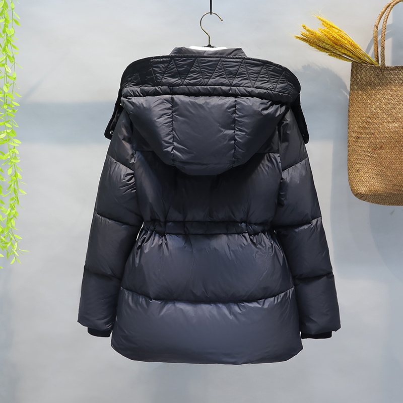 Burberry Detachable-Hood Short Down Jacket — back