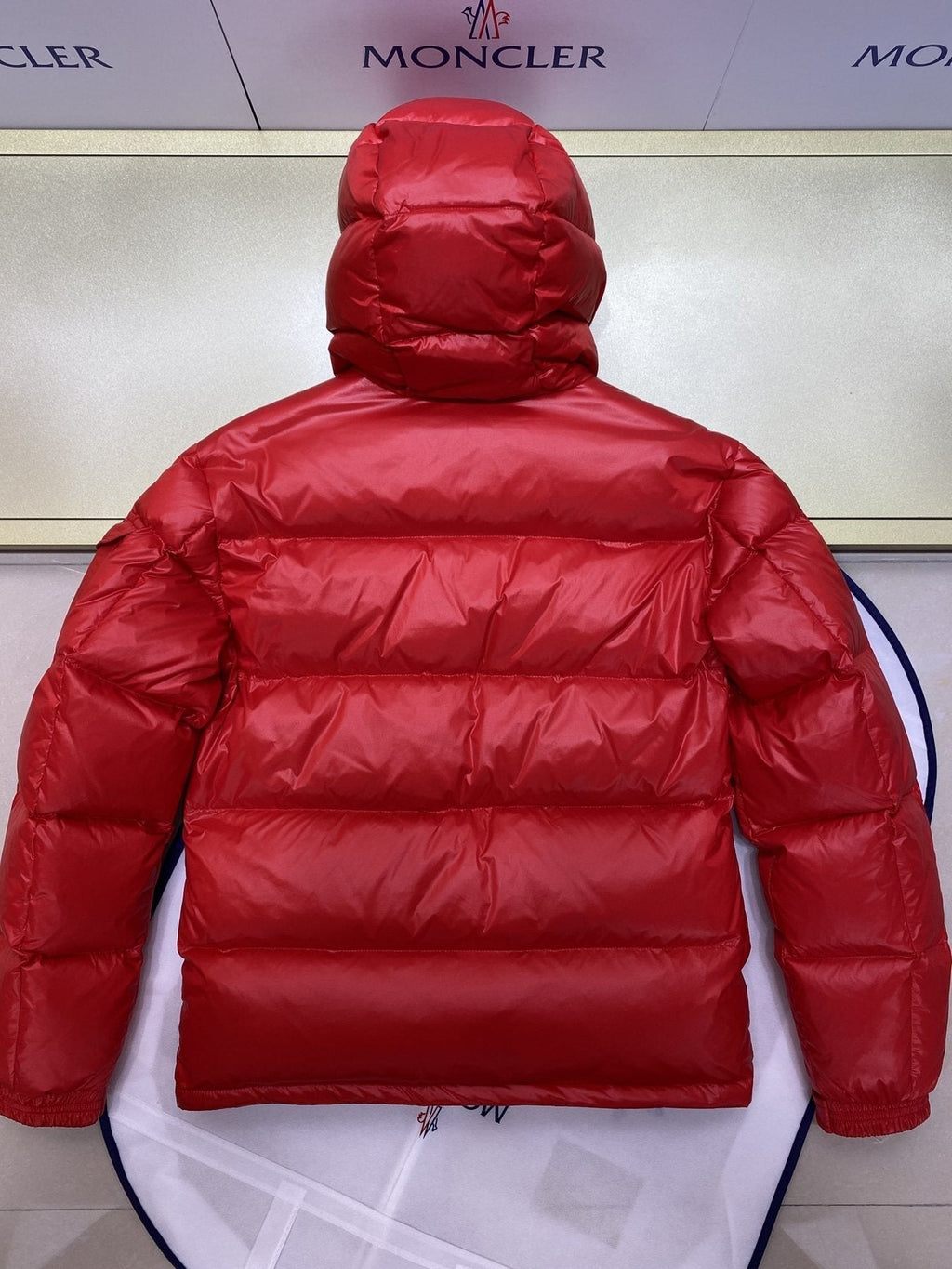 Moncler Ecrins Hooded Puffer Coat — back