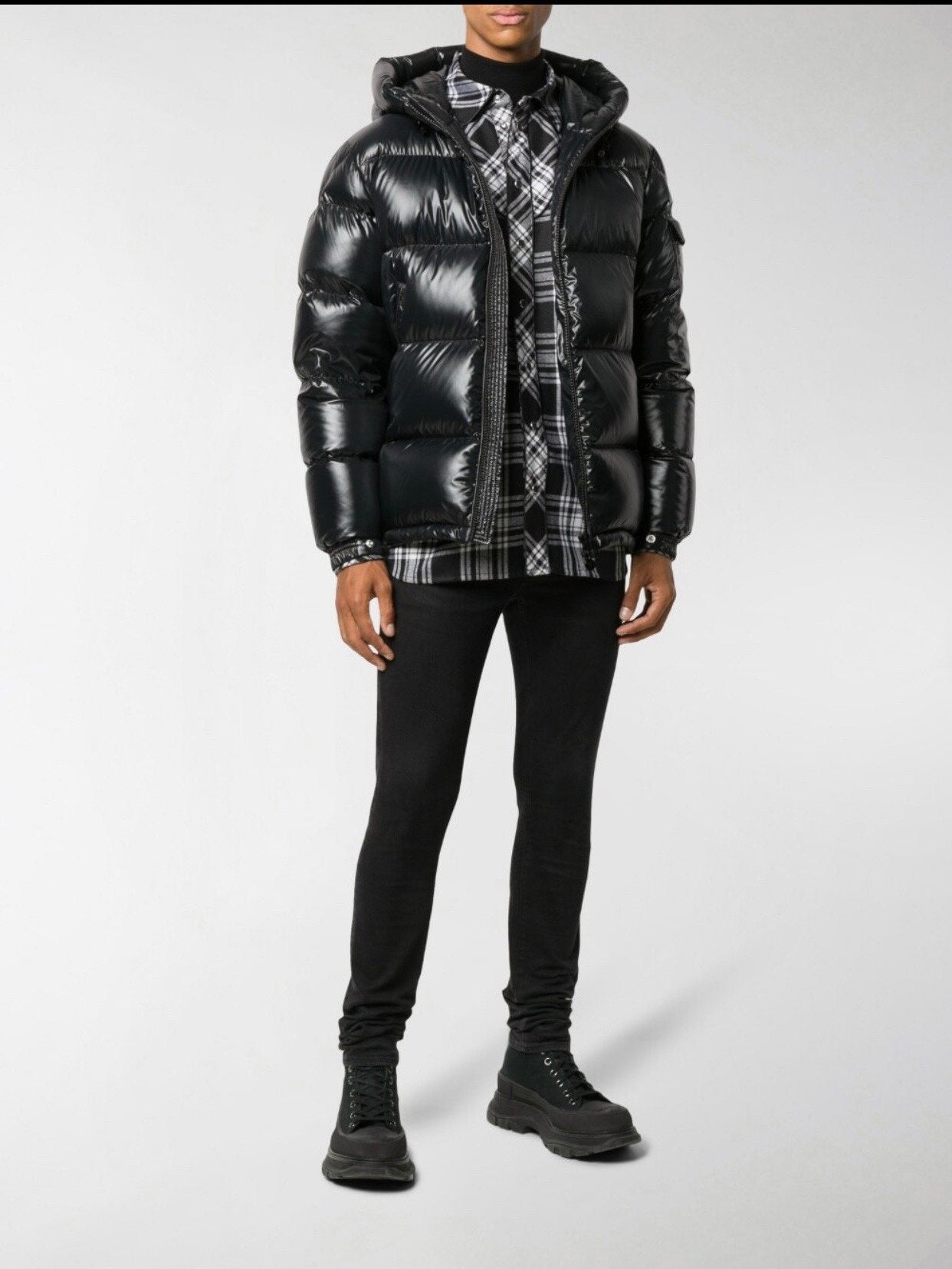 Moncler Hooded Quilted Puffer Coat — context