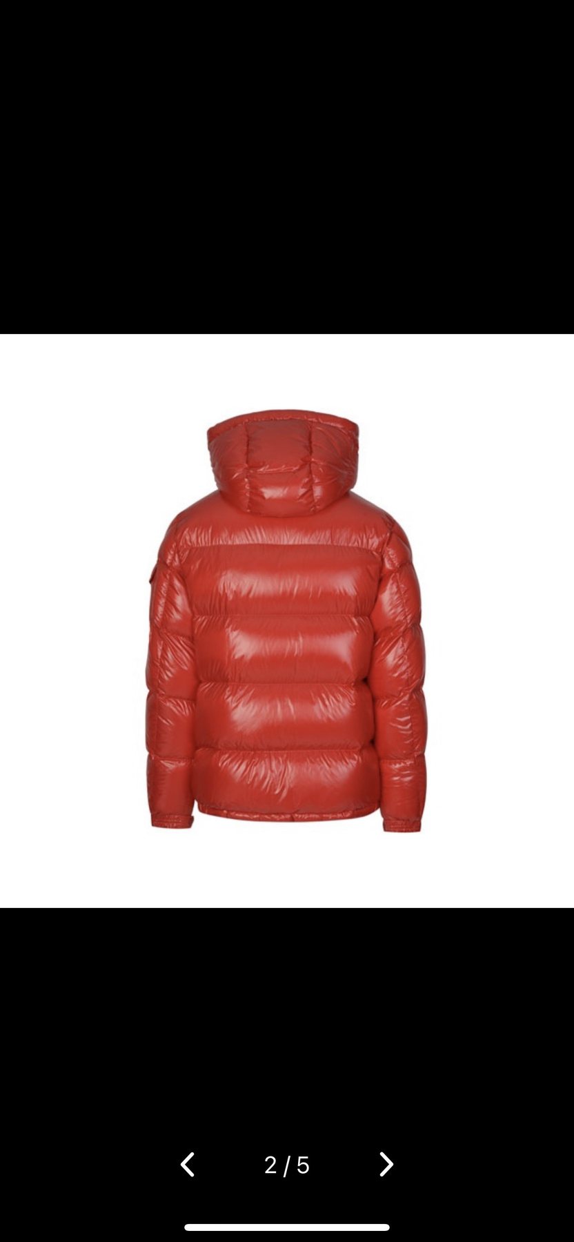 Moncler Hooded Quilted Puffer Coat — back