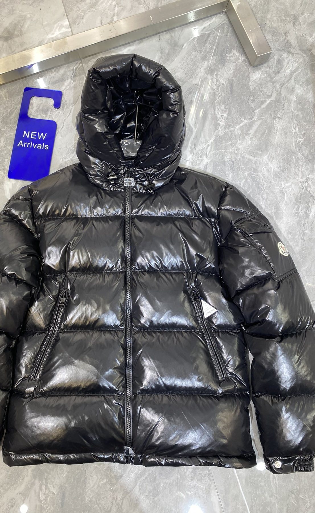 Moncler Hooded Quilted Puffer Coat — front