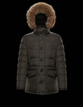 Moncler Hooded Long Down Coat — hero