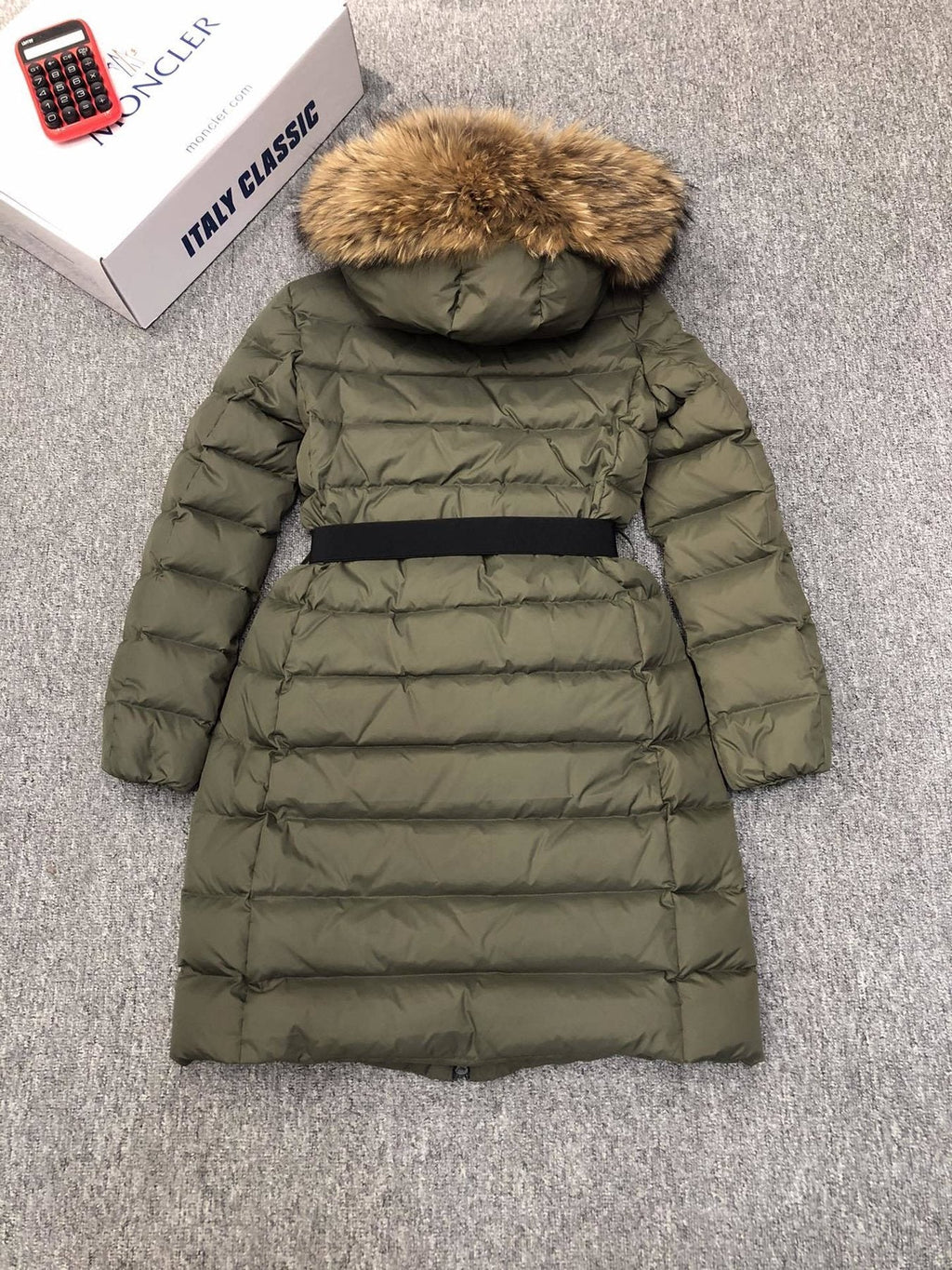 Moncler Women's Hooded Long Down Coat — back