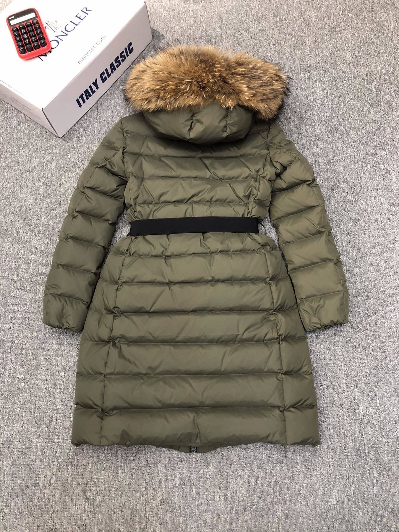 Moncler Women's Hooded Long Down Coat — back