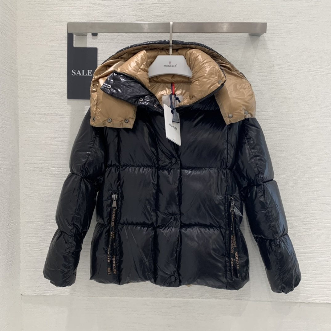Moncler Women's Reversible Hooded Puffer Coat — front
