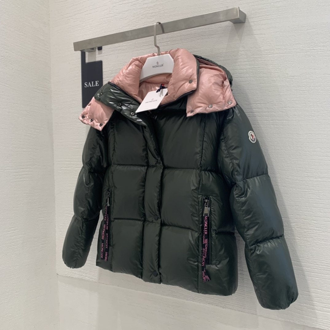 Moncler Women's Reversible Hooded Puffer Coat — front