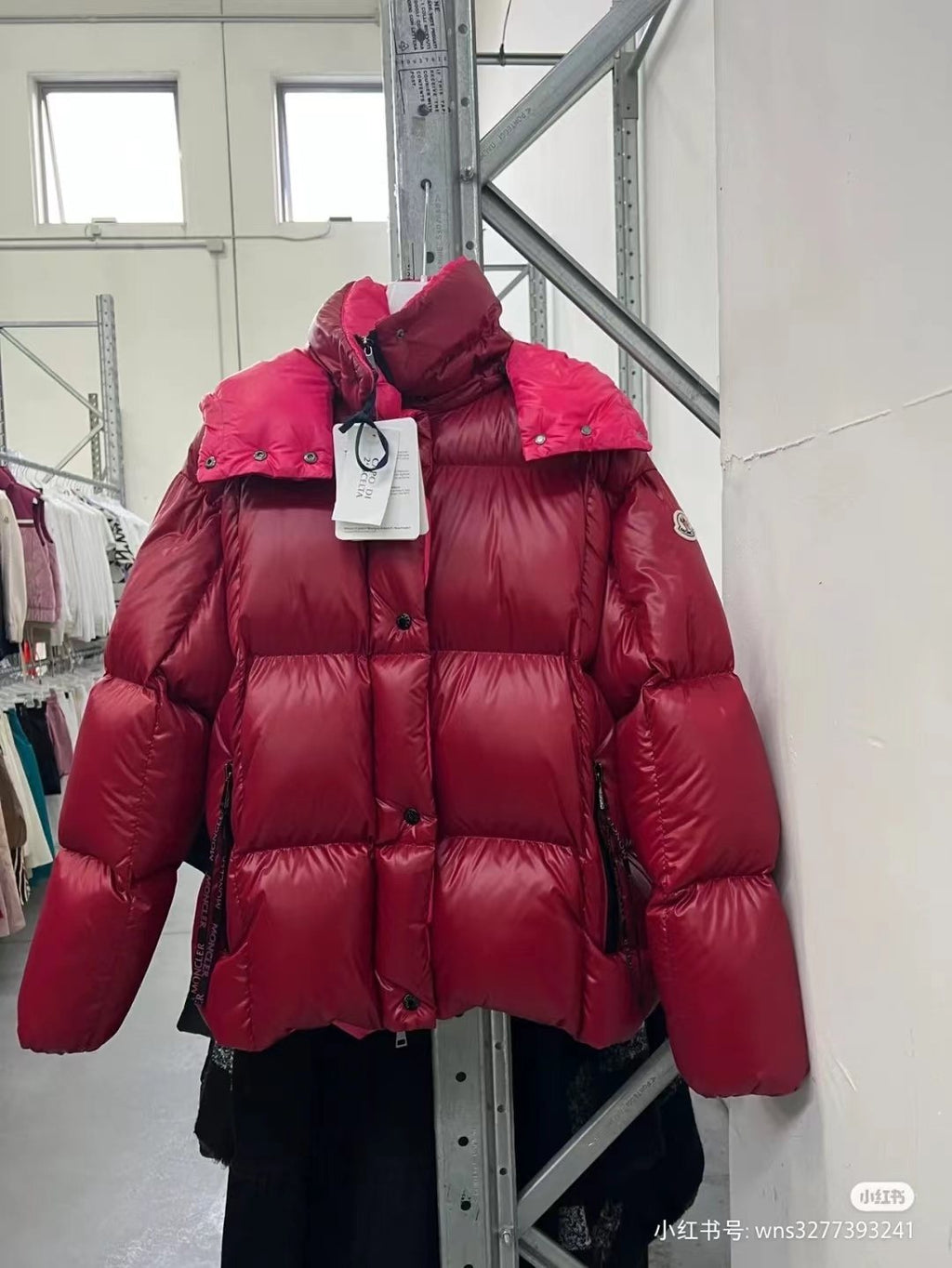 Moncler Women's Reversible Hooded Puffer Coat — front