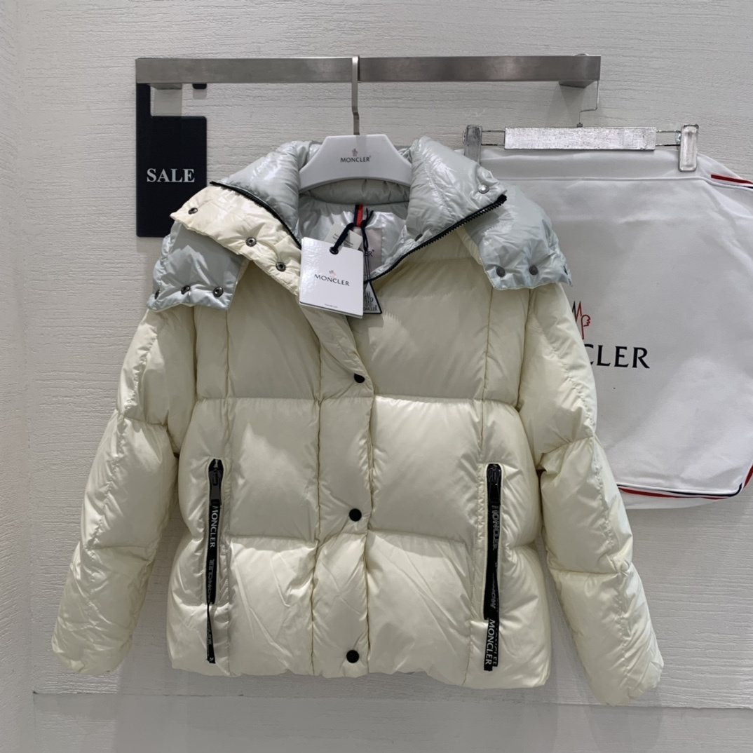 Moncler Women's Reversible Hooded Puffer Coat — front