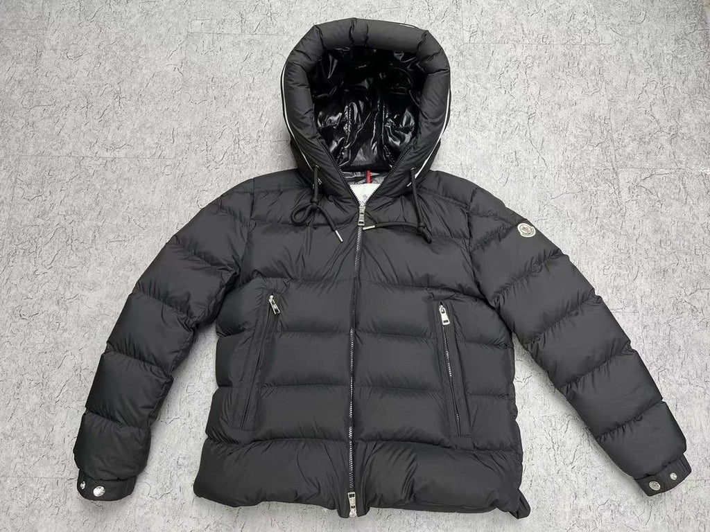 Moncler Hooded Short Down Coat — front