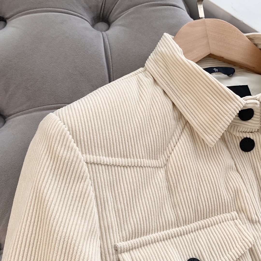 Moncler Quilted Shirt Coat — detail