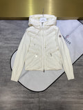 Moncler Hooded Padded Front Knit Jacket — hero