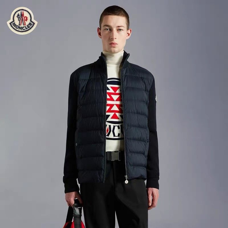 Moncler Knit Sleeve Down Jacket — context