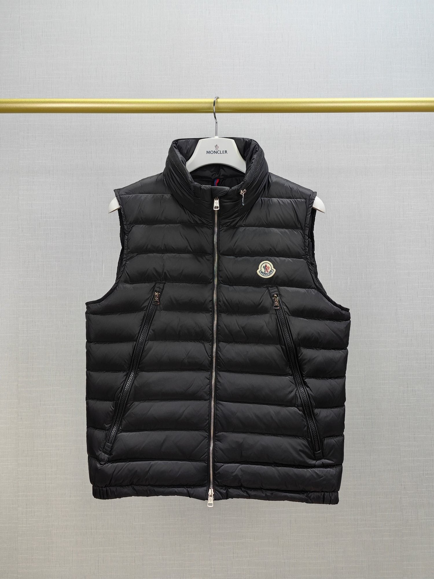 Moncler Hidden Lettering Down Vest — hero