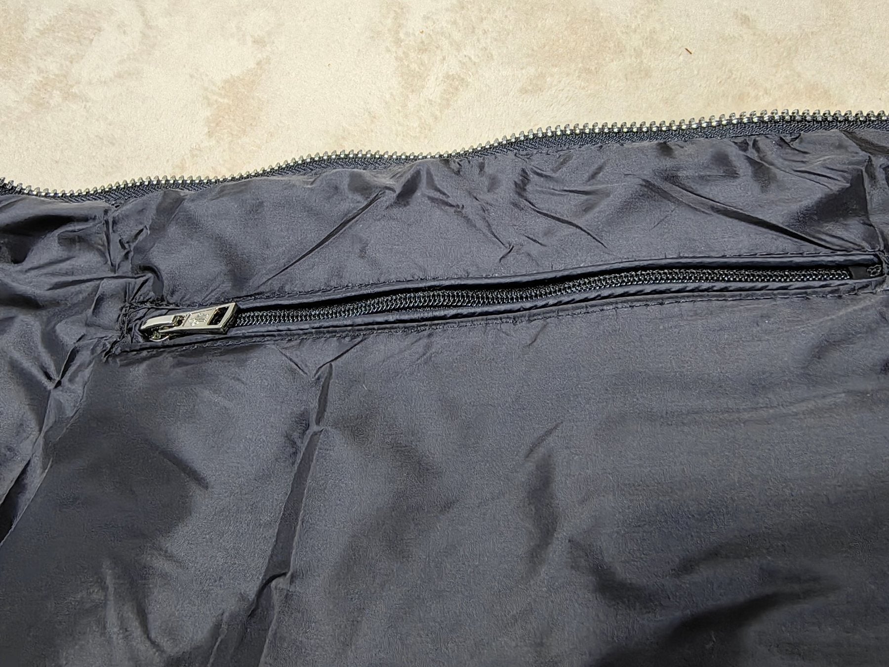 Moncler Hidden Lettering Down Vest — detail