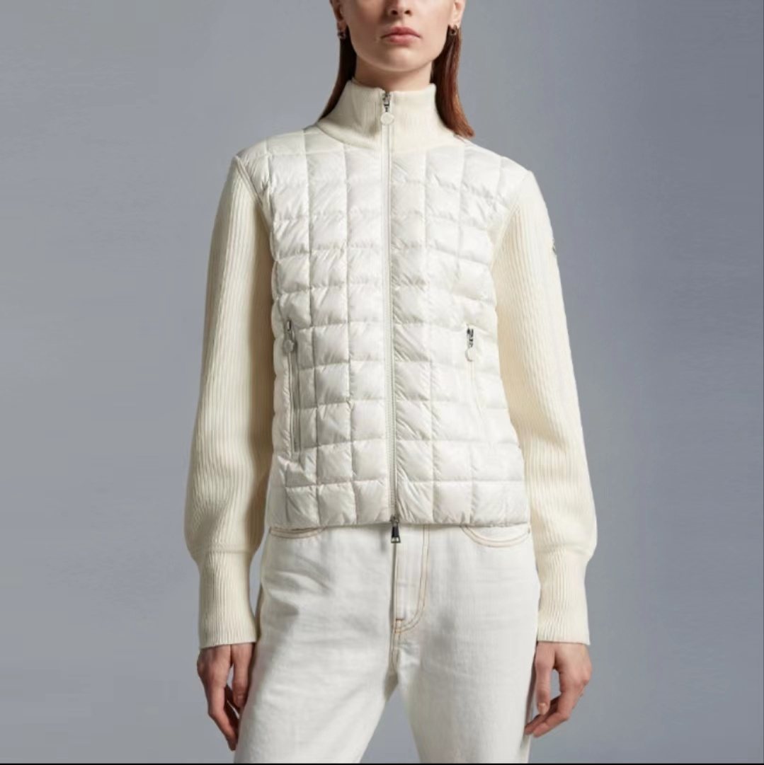 Moncler Quilted-Front Zip Jacket — hero