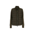 Moncler Hybrid Quilted Knit Jacket — front
