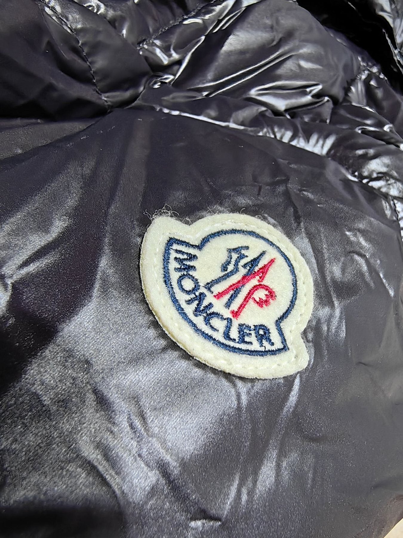 Moncler Lalteron Women's Long Down Coat — detail