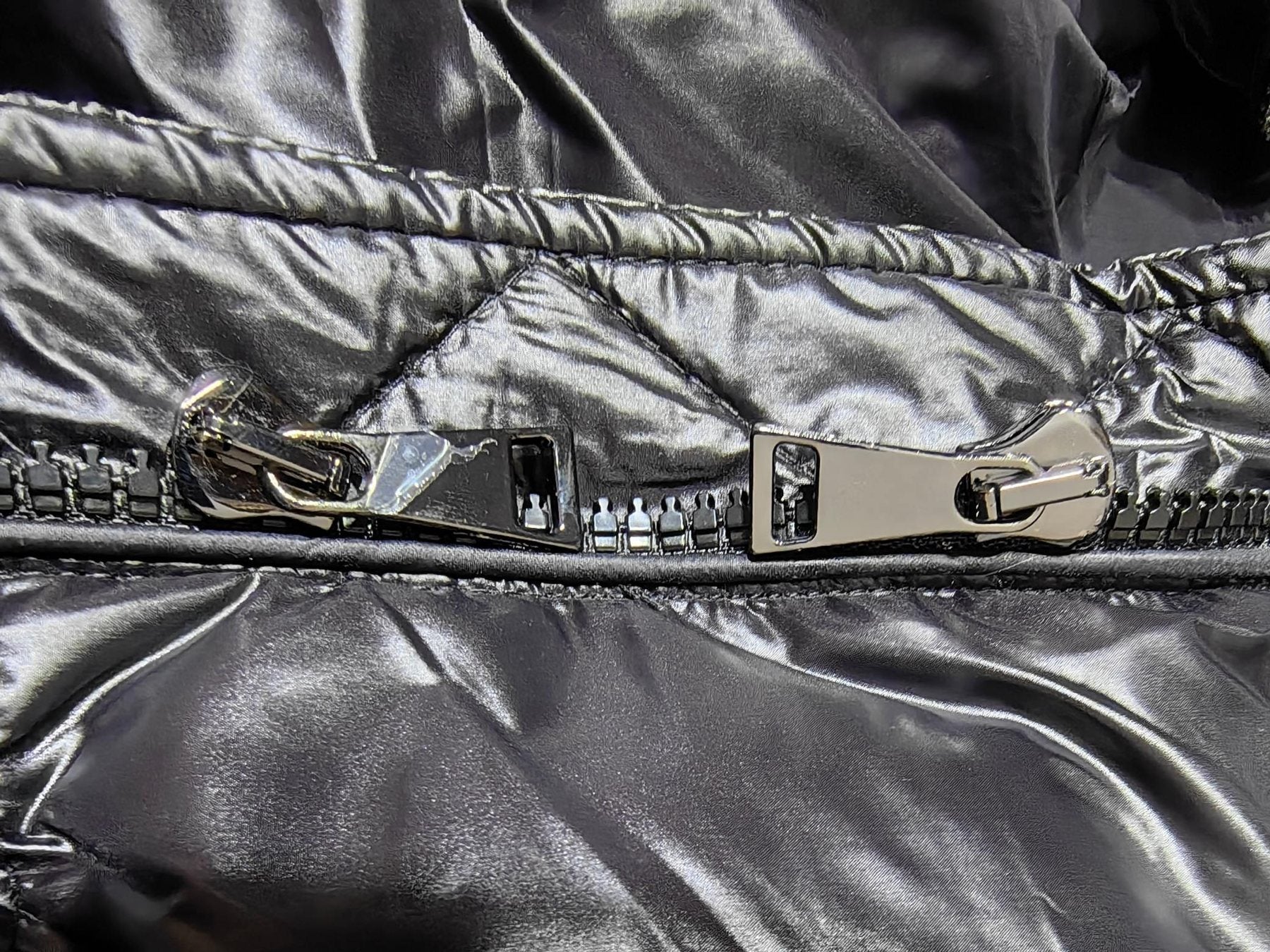 Moncler Lalteron Women's Long Down Coat — detail