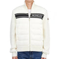 Moncler Quilted Knit-Sleeve Down Jacket — hero