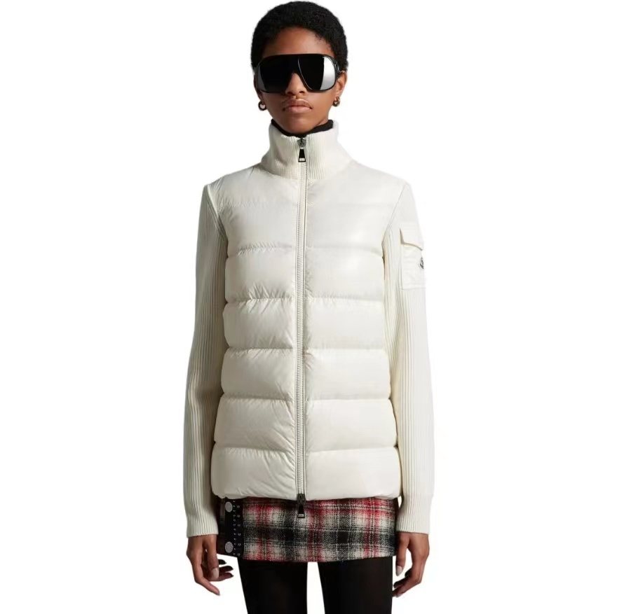 Moncler Hybrid Padded Knit Jacket — model