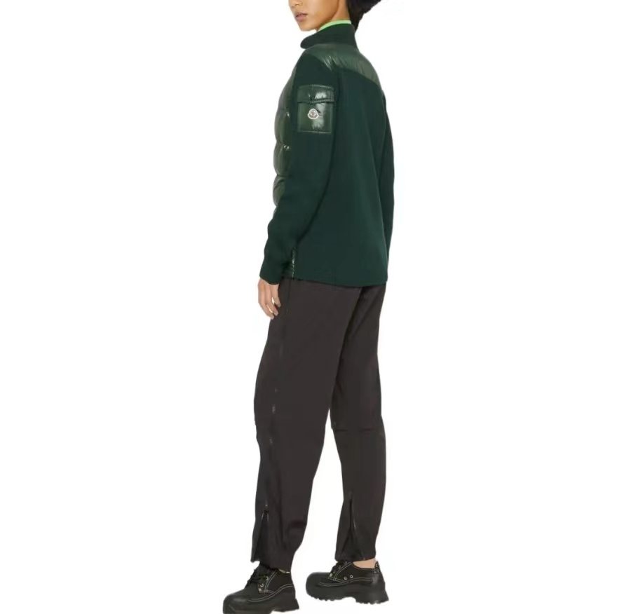 Moncler Hybrid Padded Knit Jacket — side