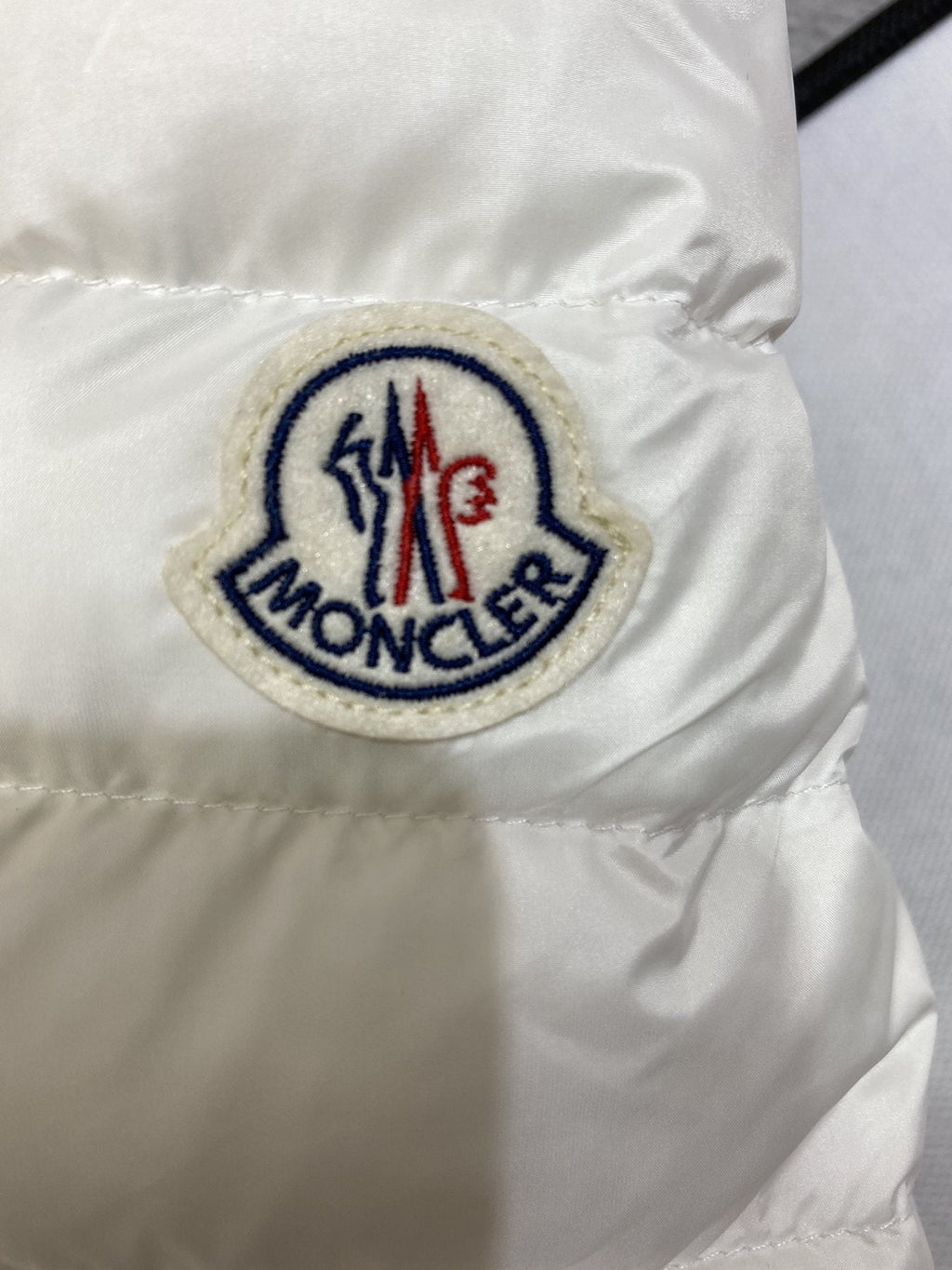 Moncler Women's Hooded Short Down Coat — detail